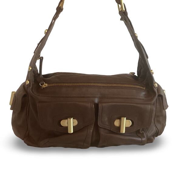 Kenneth Cole Leather Hobo Bag - Picture 1 of 10